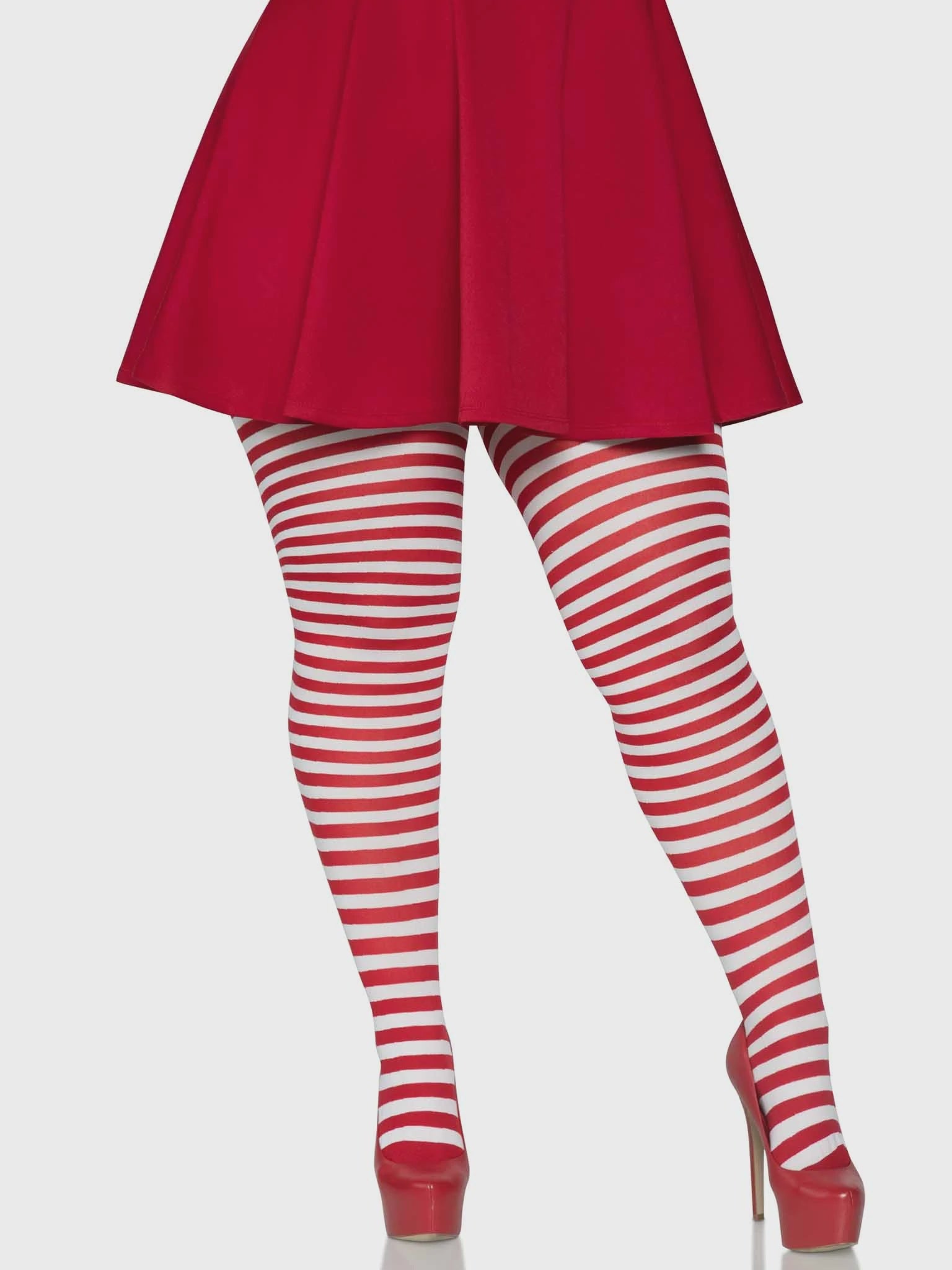 Leg Avenue Women's Nylon Striped Stockings